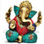 Handmade Idol of Taj Ganesha Decorative Statue