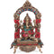 God Ganpati Sitting On Throne Decorative Statue Gts245