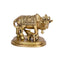 Brass Kamdhenu Cow And Calf Idol Statue C0ABS106