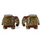 Elephant Shaped Tea light Candle Holder (Set of 2)