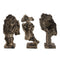 Human Face Decorative Resin Showpiece (Set of 3) 