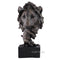 Resin Lion Head with Baby on Base Statue