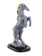 Polyresin Horse with Uplifted Legs Standing Showpiece