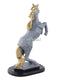 Polyresin Horse with Uplifted Legs Standing Showpiece