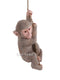 Polyresin Hanging Monkey on Rope Statue Figurine