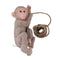 Polyresin Hanging Monkey on Rope Statue Figurine