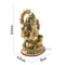 Gold platted Blessing Sculpture of Ganesha Worship Statue