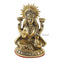 Gold Plated Goddess Lakshmi Sitting Posture Murti Showpiece