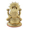 Gold Plated Goddess Lakshmi Sitting Posture Murti Showpiece