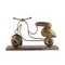 Iron Scooter Figurine Decorative Showpiece 