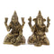 Brass Pair Of Laxmi Ganesha Idol Murti Statue