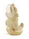 Ceramic Lord Ganesha idol With Golden Jhula