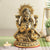 Gold Plated Goddess Lakshmi Sitting Posture Murti Showpiece