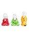 Handcrafted Polyresin Set Of 3 Baby Buddha Monk Idol Showpiece Bmas107