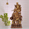 Krishna Playing Flute with Cow Decorative Sculpture Idol Showpiece