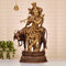 Lord Krishna Playing Flute Standing Sculpture Decorative Statue Kbs155