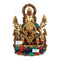 Devi Lakshmi Idol Sitting on Lotus Base Sculpture Showpiece