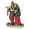 Brass Sculpture of Radha Krishna Religious Statue