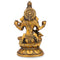 Goddess Saraswati Playing Veena Sculpture Idol Showpiece