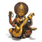 Brass Maa Sarasvati Idol With Holding Veena Decorative Sculpture