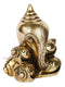 Brass Golden Conch Shaped Ganesh Idol Murti Gbs204