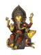 Brass Sitting On Mouse Blessing Ganesh Idol Statue Gbs201