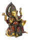 Brass Sitting On Mouse Blessing Ganesh Idol Statue Gbs201