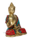 Brass Lord Buddha Idol Showpiece Bts196