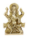 Brass Lakshmi Ganesh Saraswati Idol (4.1 Inches Height), Lgbs182