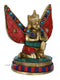 God Garuda Dev In Sitting Sculpture Brass Decorative Statue Dfts115