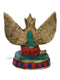 God Garuda Dev In Sitting Sculpture Brass Decorative Statue Dfts115