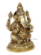 Brass Ganpati Idols Statue For Home Pooja Gbs242