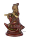 Brass Baby Krishna Statue Sitting On Conch Kbs117