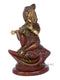 Brass Baby Krishna Statue Sitting On Conch Kbs117