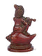 Brass Baby Krishna Statue Sitting On Conch Kbs117