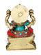 Brass Lakshmi Ganesh Idol Set Murti Statue Lgbs126