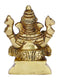 Goddess Lakshmi God Ganesha Brass Deity Figurine Lgbs142