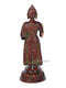 Standing Sculpture Of Brass Buddha With Fine Hand Carving Bbs243