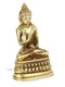 Brass Blessing Buddha Statue With Sacred Kalash Golden Finish Showpiece Bbs260