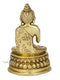 Brass Blessing Buddha Statue With Sacred Kalash Golden Finish Showpiece Bbs260