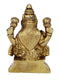 Goddess Lakshmi God Ganesha Brass Deity Figurine Lgbs142