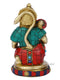 Bajrang Bali Sitting Idol With Gada On Shoulder Murti Showpiece