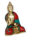 Multicolored Blessing Buddha Idol Showpiece Bts192-New