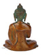 Brass Blessing Abhaya Buddha Idol With Sacred Kalash Statue Bbs275