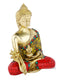 Brass Decorative Buddhism Tibetan Feng Shui Healing Sculpture Buddha Statue-Bts214