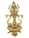 Brass Laxmi Idol Peacock Diya Oil Lamp Stand Showpiece Lbs108