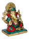 Brass Blessing Ganesh Idol Statue With Turquoise Stone Gts222