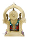 Laxmi Statue With Turquoise Inlay Blessing Shrine Figurine Lts116