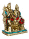 Brass Shiva Parvati Ganesh Statue Shts111