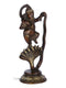 Brass Standing Dancing Ganesh On Snake Idol Murti Gbs184